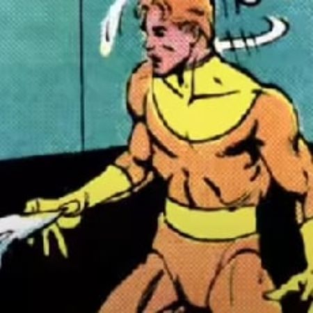 Firefist is throwing air from his hand in the picture.
